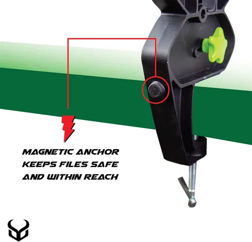 Miniatura 4 de Demon Ski and Snowboard Ultra Vise para afinación, reparación y encerado, agarre antideslizante con posiciones de trabajo horizontales y verticales