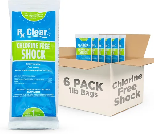 Miniatura 9 de Rx Clear Choque de piscina sin cloro Tratamiento oxidante sin cloro (MPS) Monopersulfato de potasio al 36.2% Gránulos de disolución rápida