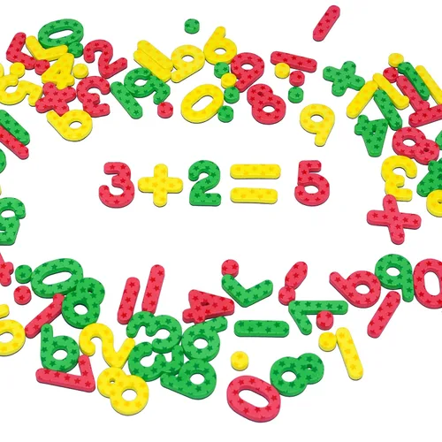 Miniatura 4 de SpriteGru 102 números magnéticos para la educación básica de matemáticas matemáticas (fondo de estrellas)