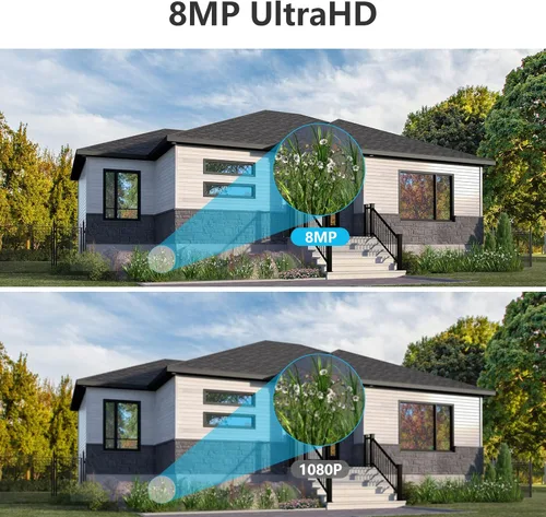 Miniatura 2 de DS-2CD2387G2-LU Cámara IP Hik 8MP Color-VU de 0.157 in, cámara de red de torreta 4K PoE para interiores y exteriores con detección