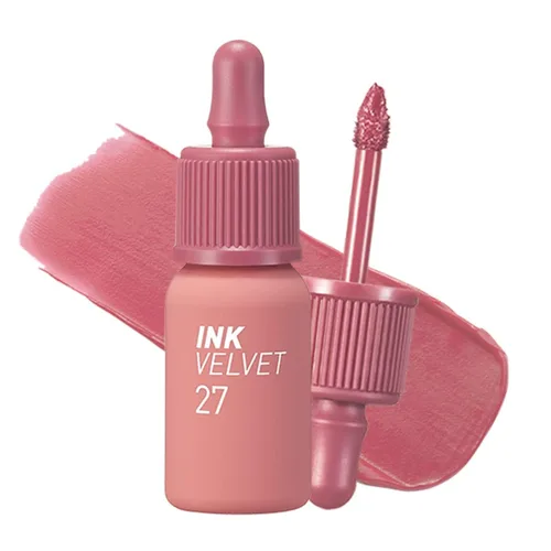Miniatura 23 de Peripera Ink Airy Velvet - Tinte labial de alta pigmentación, ligero, suave, hidratante (030 WAKE UP CHERRY)