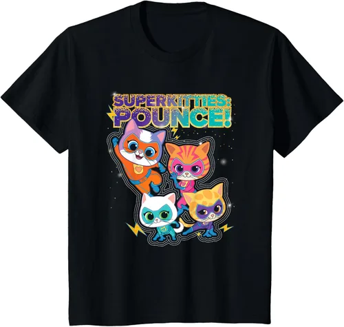 Miniatura 39 de Disney Junior SuperKitties Pounce! Camiseta de equipo completo, talla S