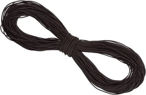 Miniatura 50 de PATIKIL Cuerda elástica elástica de 109 yardas (328.1 ft), cuerda elástica pesada de 0.059 in, albaricoque para manualidades, correas de gancho