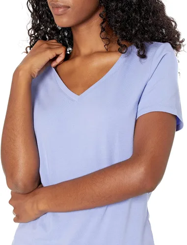 Miniatura 4 de Tienda Essentials Women's Classic-Fit Short-Sleeve V-Neck T-Shirt, (Available in Plus Size), Multipacks