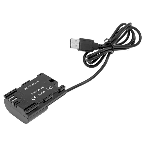Miniatura 2 de GyroVu Reemplazo de batería USB a DUMMY para CANON LP-E6 40" Cable adaptador