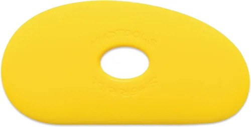 Miniatura 5 de MudTools Forma 1 costilla de polímero para artistas de cerámica y arcilla, color verde, flexibilidad firme (G1)