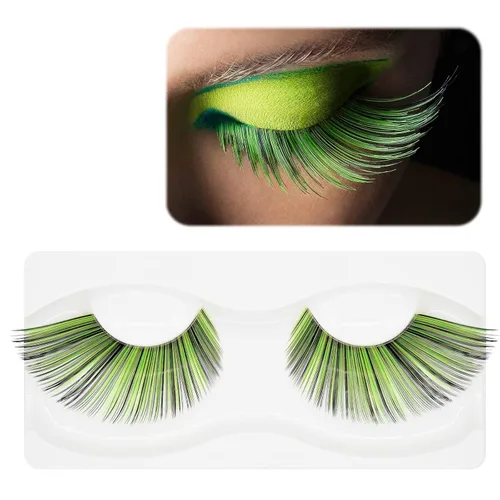 Miniatura 13 de Pestañas postizas blancas de Halloween, herramientas de extensión, anime japonés, cosplay, maquillaje natural, para fiesta de máscaras, pestañas