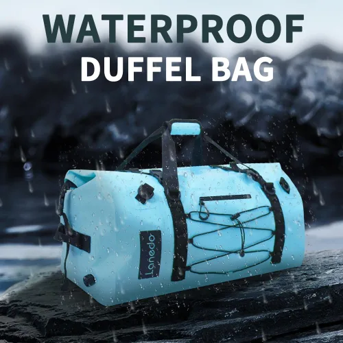 Miniatura 2 de 80L Dry Bag Large Waterproof Bag Roll-Top Heavy Duty Fishing Duffel Bag with Durable Straps & Handles for Kayaking Paddle boarding Boating Rafting