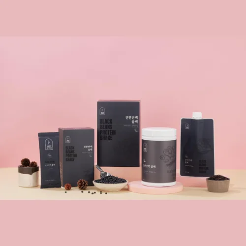 Miniatura 3 de Black Beans - Batido de proteína en polvo, 0.6 libras (9.88 oz), sésamo negro, 0.74 oz de proteína a base de plantas (9.88 oz)