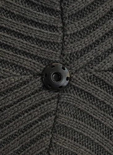 Miniatura 6 de OADUS Gorro de invierno para mujer con pompón de piel sintética extraíble