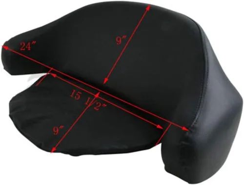 Miniatura 3 de TCMT Juego de maletero picado de 10.7 pulgadas para Harley Touring 1997-2013 Road King Road Glide Street Glide Electra Glide Pack