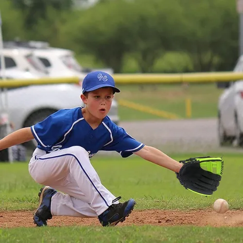 Miniatura 4 de Guante de béisbol, guante de sóftbol, guante de béisbol, 10.5-12.5 pulgadas para entrenamiento de jóvenes y adultos y juego de principiantes