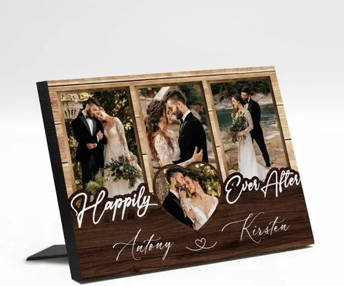 Miniatura 14 de Marco de fotos de boda personalizado con nombre de foto, regalos de boda personalizados para parejas, marco de fotos de boda personalizado, regalo