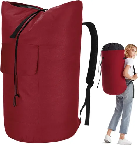 Bolsa de lavandería extra grande de 115 litros, artículos esenciales para dormitorio universitario, mochila de lavandería para la universidad, bolsa