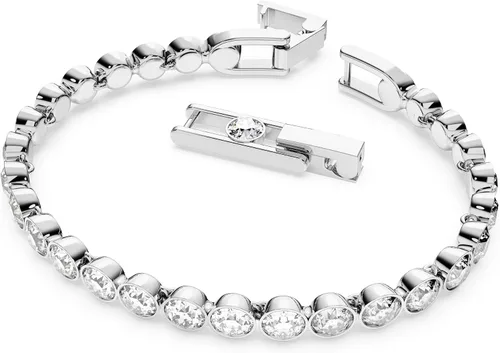 Miniatura 2 de Swarovski - Colección de pulseras y aretes de tenis para mujer acabado de rodio cristales transparentes