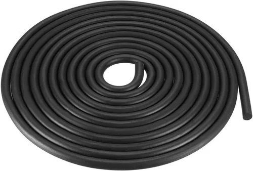 Miniatura 13 de uxcell Tira de goma de espuma de sellado de 0.118 in de diámetro 16.4 ft de largo, color negro