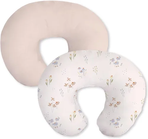Miniatura 11 de Little Grape Land Juego de 2 fundas de almohada de algodón para lactancia, suaves y transpirables, extraíbles para almohadas de alimentación, fundas