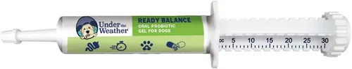 Under the Weather para mascotas | Ready Balance para perros | Gel oral de probióticos y prebióticos