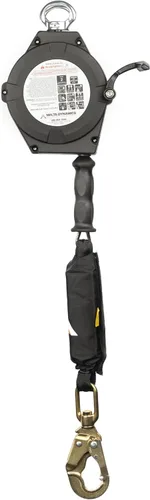 Miniatura 2 de Malta Dynamics Edgehog Lifeline - Cable Yoyo de protección contra caídas de borde delantero de 30 pies, cordón retráctil clase 2 con freno de acción