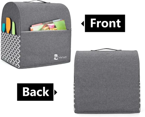 Miniatura 3 de Yarwo Funda para batidora de pie compatible con batidora KitchenAid de 4.5 cuartos y todas las de 5 cuartos, cubierta protectora contra el polvo