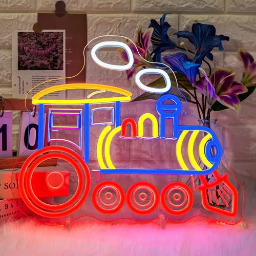 Miniatura 9 de ineonlife Letrero de neón de gato alienígena gracioso, letreros de neón en verde y rosa, artículos de gato alienígena para pared, cueva de hombres