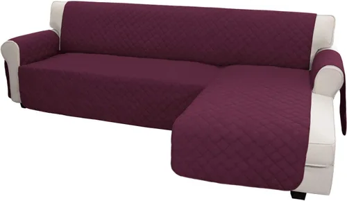 Miniatura 10 de Easy-Going - Fundas para sofá seccional en forma de "L" para perros, funda reversible para sofá, funda para chaise longue, protector de muebles