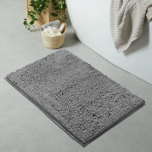 Miniatura 92 de LuxUrux Tapete de microfibra afelpada, de felpilla extrasuave, pelo largo de 1 pulgada, muy absorbente, para baño o ducha, lavar y secar a máquina