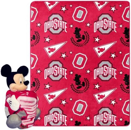 Miniatura 7 de Northwest NCAA Unisex-Adult Character Hugger Pillow & Silk Touch Throw Blanket Set