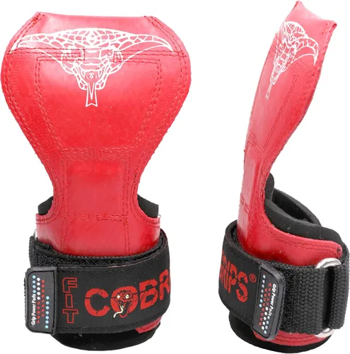 Miniatura 9 de Cobra Grips Weight Lifting Gloves with Adjustable Neoprene Padded Wrist Wraps - Heavy Duty Alternative to Power Lifting Hooks for Deadlifts