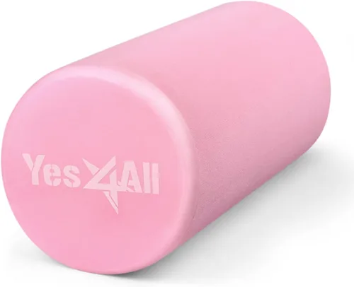 Miniatura 7 de Yes4All Rodillo de espuma EVA firme para la espalda - Rodillo redondo para la espalda para ejercicio, yoga y pilates 12/18/24/36 pulgadas A. Azul