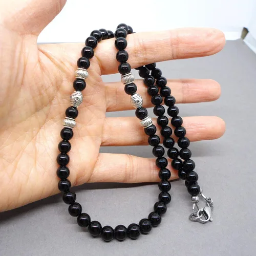 Miniatura 18 de Mami's Gem Studio Collar para hombre, piedra preciosa de 0.236 in, colección de estilo elegante, hecho a mano en Estados Unidos