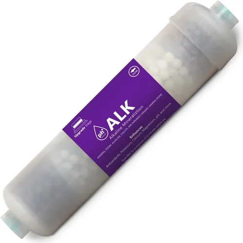 Express Water Reemplazo del filtro de agua alcalino - Mineral, antioxidante, pH+ - 10 pulgadas - Sistema de ósmosis inversa y debajo del fregadero