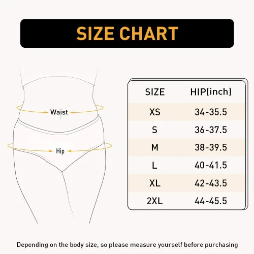 Miniatura 6 de INNERSY - Calzones de algodón con estilo hipster para mujer, disponible en tallas normales y tallas grandes, paquete de 6
