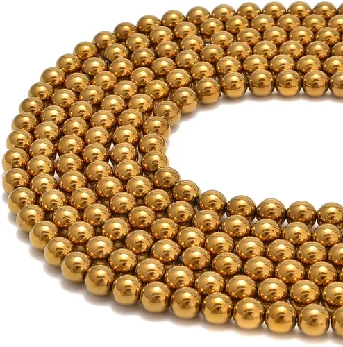 Miniatura 22 de Cuentas sueltas de rodonita teñida de jade de 10mm, redondas y suaves, de gematone natural para joyería y manualidades, 1 cadena de 15 pulgadas Jade
