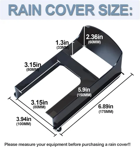 Miniatura 5 de Cubierta impermeable de plástico negro para timbre de cámara, cubierta protectora resistente a la intemperie para anillo 1/2/3/4/2020/Pro/Pro