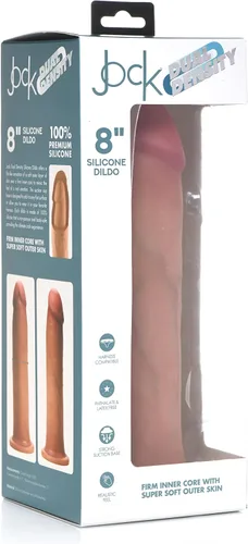 Miniatura 30 de CURVE TOYS Consolador Jock de doble densidad de 6 pulgadas para hombres, mujeres y parejas. Consolador de silicona de alta calidad ultra realista