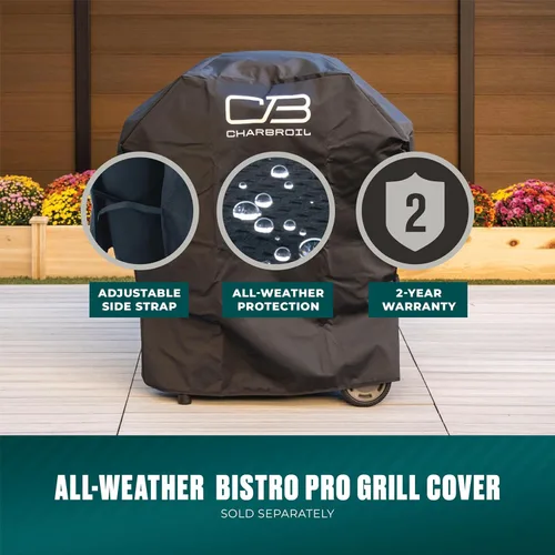 Miniatura 12 de Parrilla eléctrica y plancha Bistro Pro + modo carbón, negra - 25302145