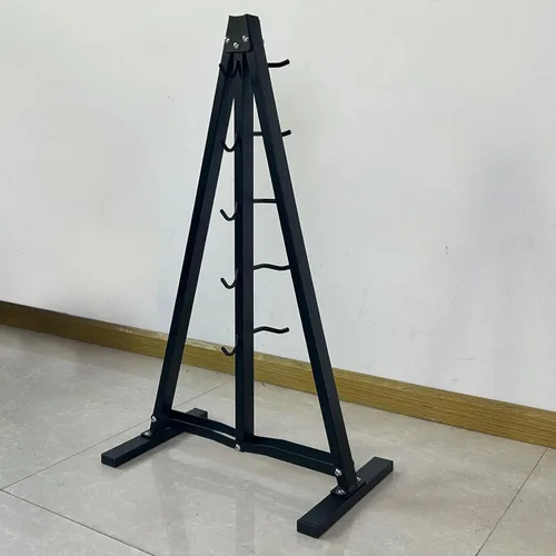 Miniatura 7 de BLUSLM Organizador de Barra de Jalones Montado en Pared con Ganchos, Estante de Almacenamiento para Gimnasio en Casa para Accesorios de Jalones