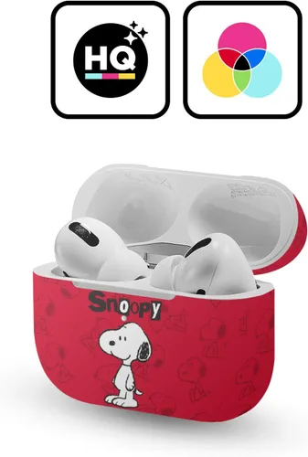 Miniatura 2 de Head Case Designs Calcomanía de vinilo con licencia oficial de Peanuts Snoopy Character Fun compatible con Apple AirPods 3 de 3ª