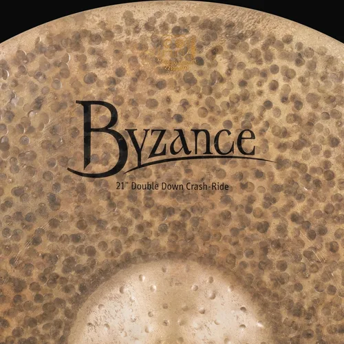 Miniatura 5 de Byzance Dark 21" Double Down Crash-Ride, Matt Halpern Signature - Fabricado en Turquía - Bronce B20 martillado a mano, 2 años de garantía