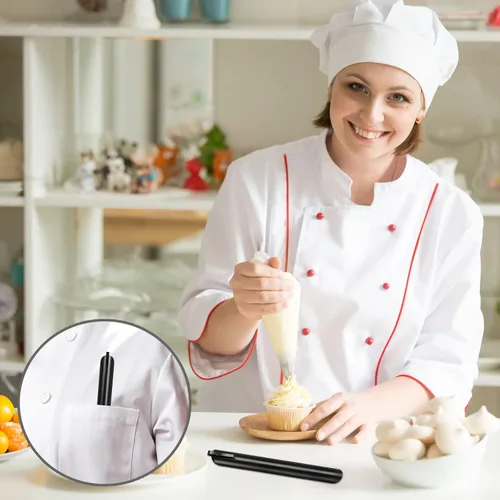 Miniatura 6 de Barredora de migas, migas, herramienta de limpieza de mesa, migas de acero inoxidable para servidores, migas de pan, raspador de mesa de restaurante