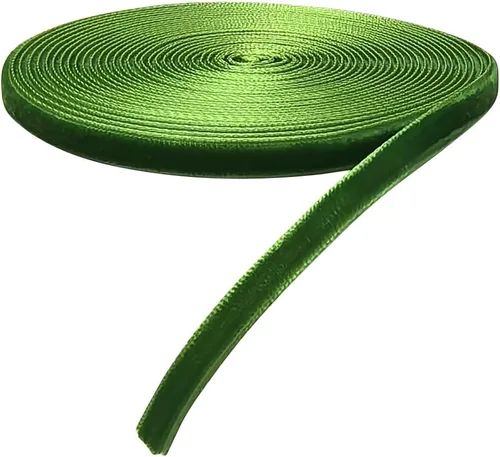 Miniatura 90 de Chenkou Craft 5 yardas de cinta de terciopelo para decoración navideña y embalaje artesanal