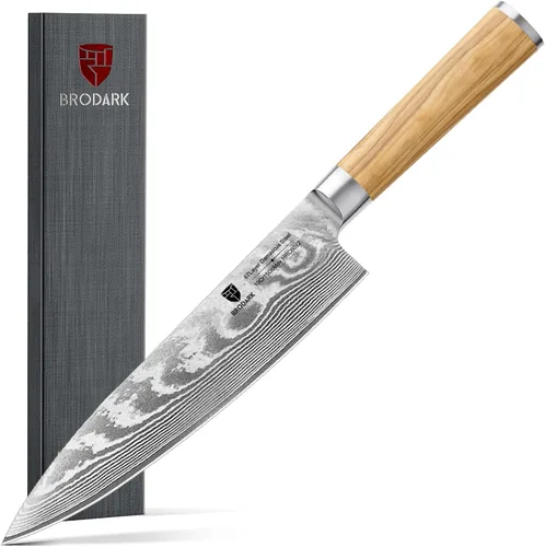 Miniatura 8 de Cuchillo de pelar de Damasco de 5.5 pulgadas: cuchillo profesional japonés con mango de madera de olivo, cuchillo para tallar frutas ultra afilado