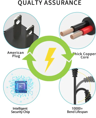 Miniatura 4 de Cargador de fuente de alimentación con adaptador de CA de 9V 2A [9 voltios 2 amperios de potencia de conmutación regulada] con 11 enchufes de CC
