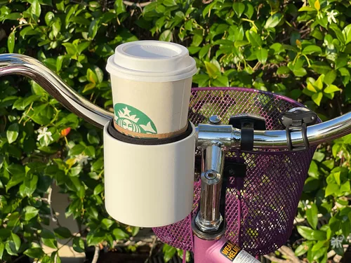 Miniatura 6 de Kroozie Stealth - Soporte para botella de bicicleta – Resistente portavasos de acero inoxidable para bicicleta para manillar – Para barras