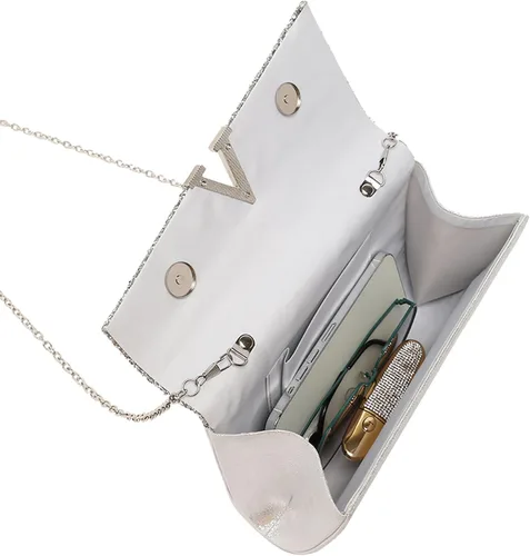 Miniatura 31 de LETODE Bolsos de mano para mujer, bolsos de noche y embragues para mujer, bolsos de sobre, bolsos de fiesta, baile de graduación, bolso de boda