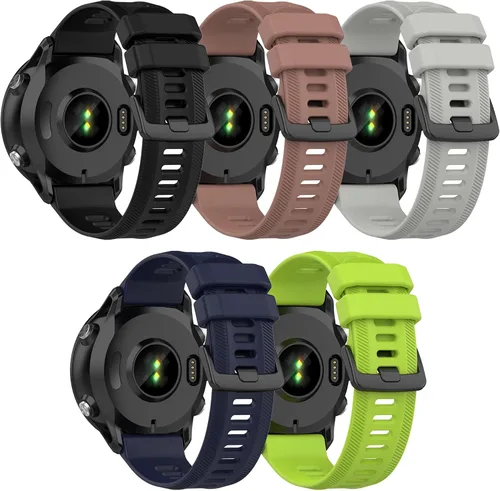 Miniatura 8 de Correa para Garmin Forerunner 955, banda de repuesto de silicona suave para Garmin Forerunner 955 Solar
