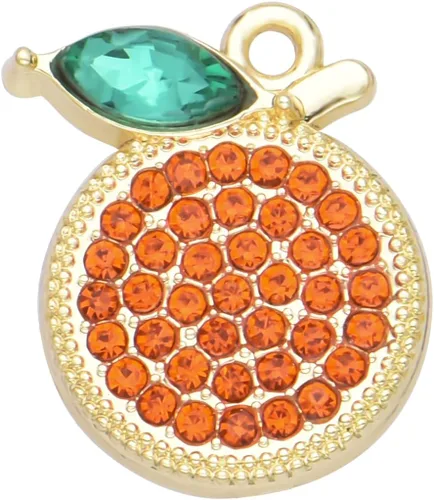 Miniatura 46 de Paquete de 20 dijes de diamantes de imitación chapados en oro, accesorios de cristal para collares, pulseras, joyería, manualidades, bricolaje