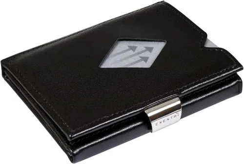 Miniatura 9 de EXENTRI Multiwallet con clip de bloqueo de acero inoxidable y bolsillo para monedas