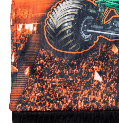 Miniatura 7 de Monster Jam Maximum Destruction El Toro Loco Grave Digger - Sudadera con capucha de forro polar para niños pequeños a grandes
